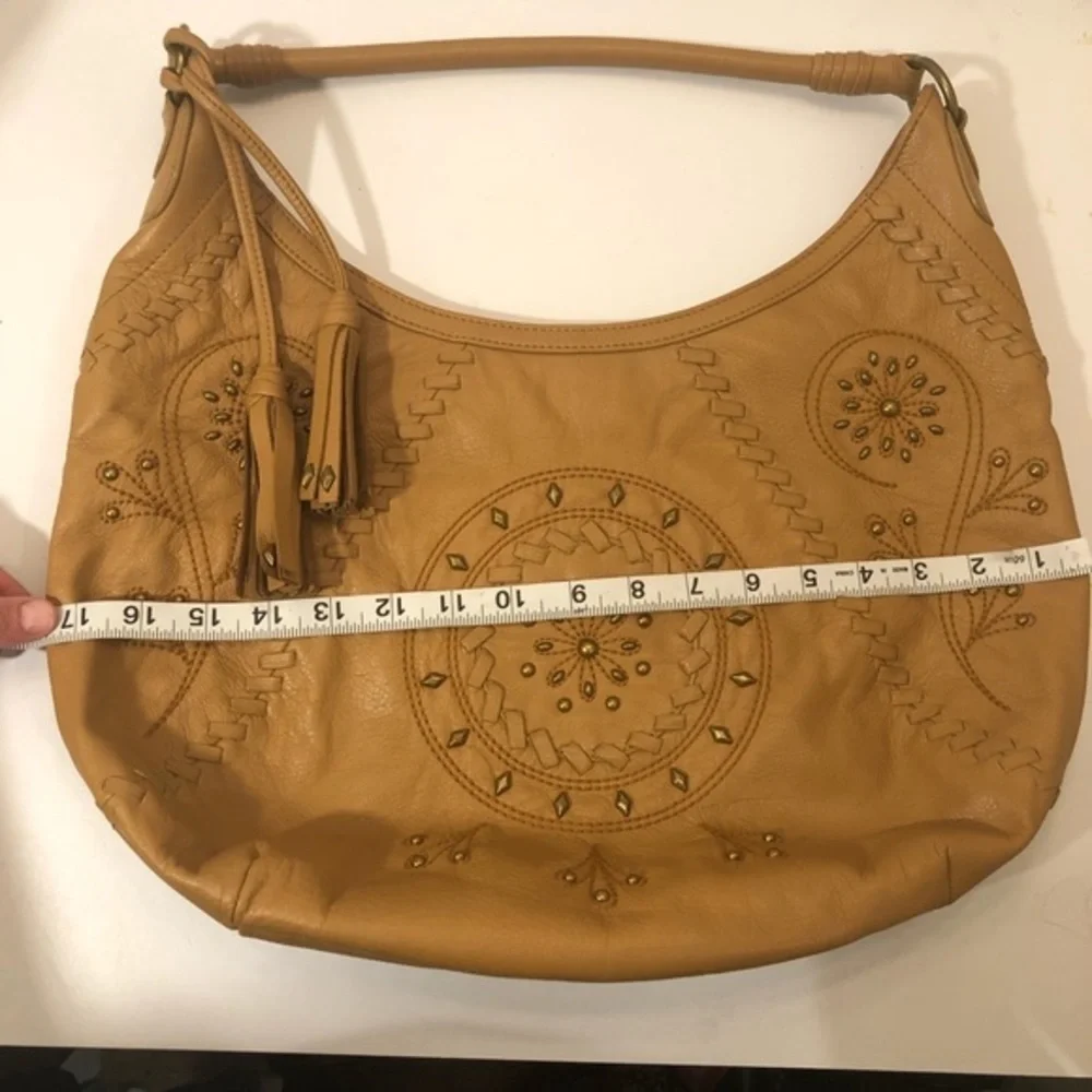 Fiore by Isabella Fiore brown leather hobo bag